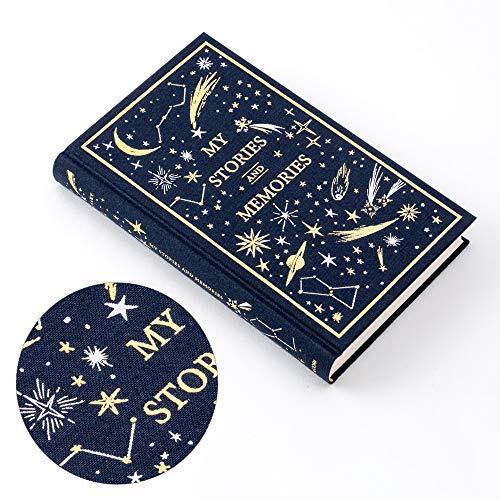 MIDORI Starry Journal/Diary | 5 x 8 Inch Cloth Hardcover Notebook | 368 Pages