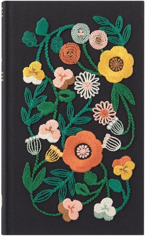 DESIGNPHIL Midori 12707006 Diary, 5 Year Consecutive Embroidery, Floral Print…