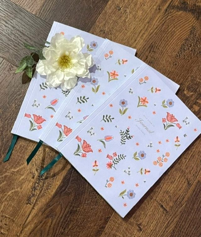 NEW! Rifle Paper Co Aster~ Soft Cover Journal/NotebooK Saddle Stitch~Ruled Pages
