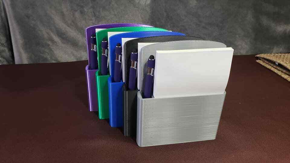notepad note magnetic holder organizer kitchen refrigerator toolbox locker gift