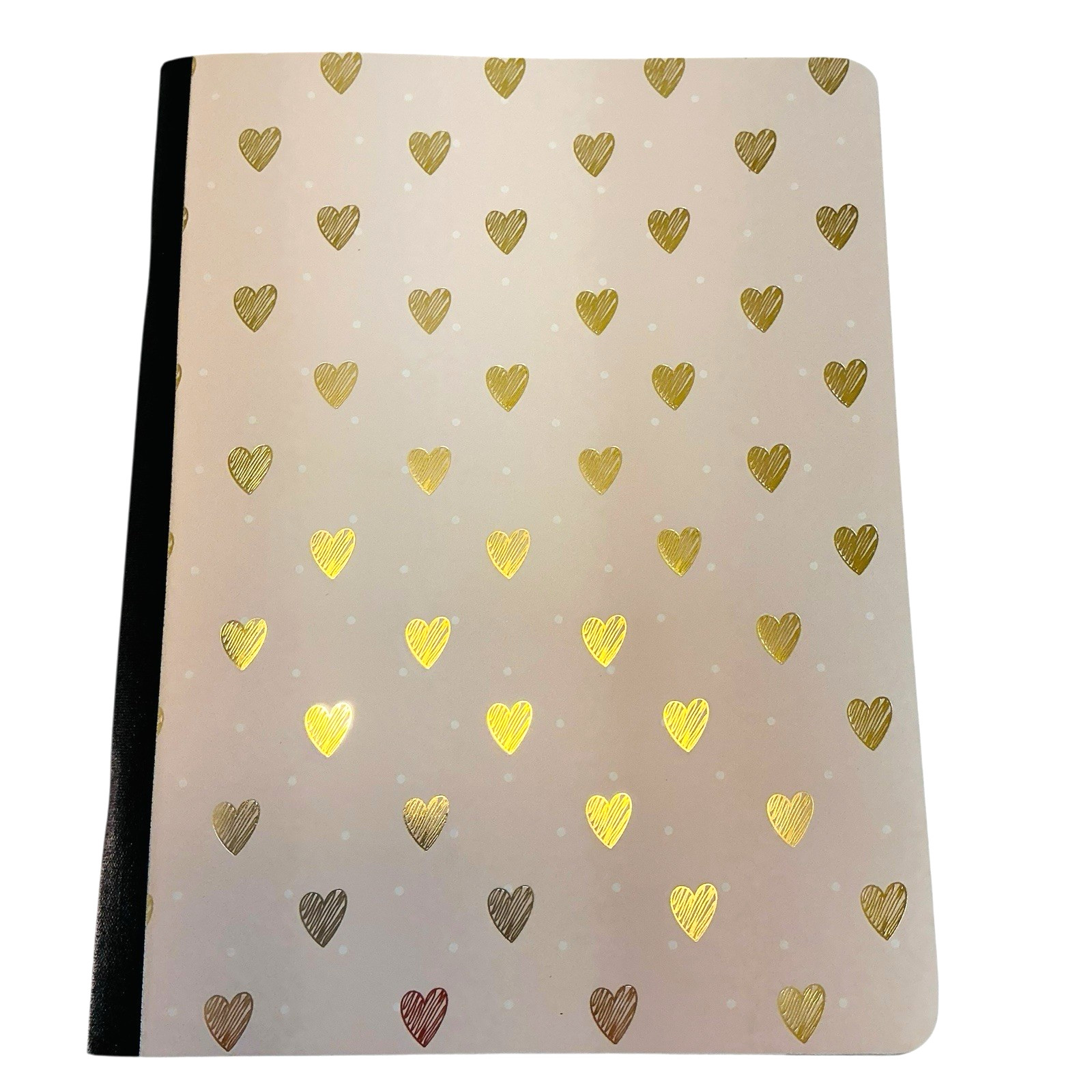 Composition Notebook Daily Planner Undated Hearts Webster’s Pages 7.5 x 9.75