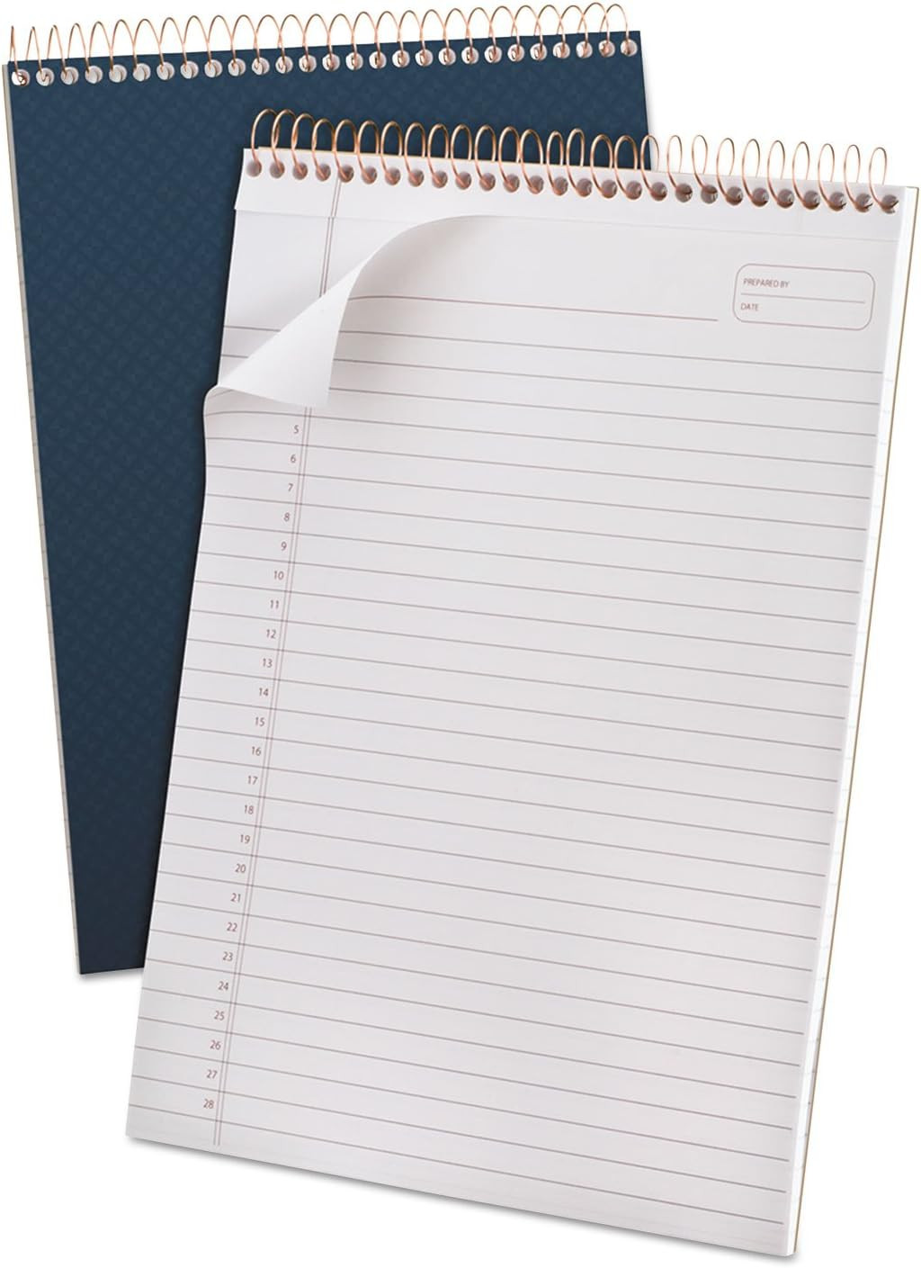 Gold Fibre Project Planner, Top-Wire Bound, 8-1/2″ X 11-3/4″, Project Rule, Navy