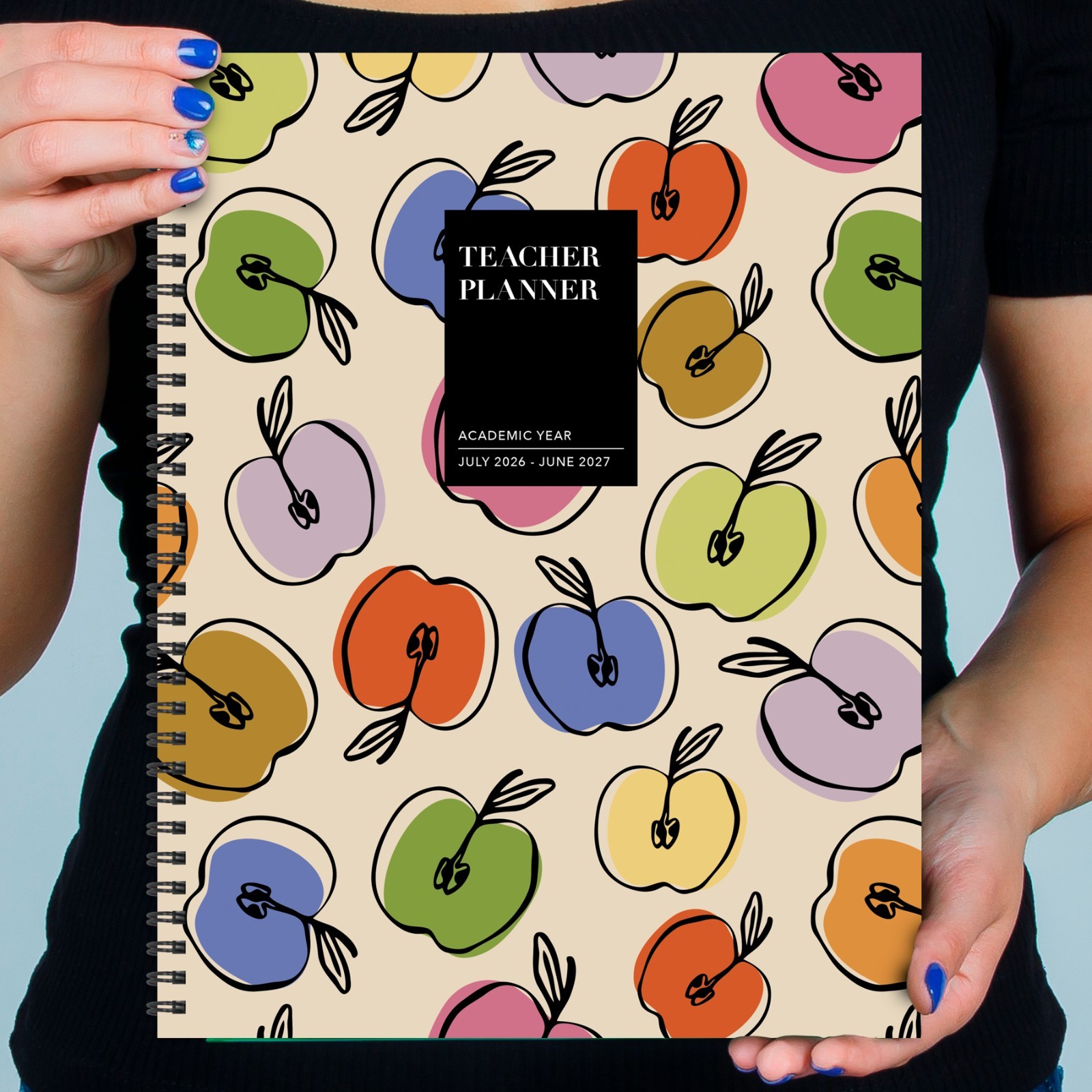 July 2026 – June 2027 Apples Teacher and Home School Lesson Planning Book