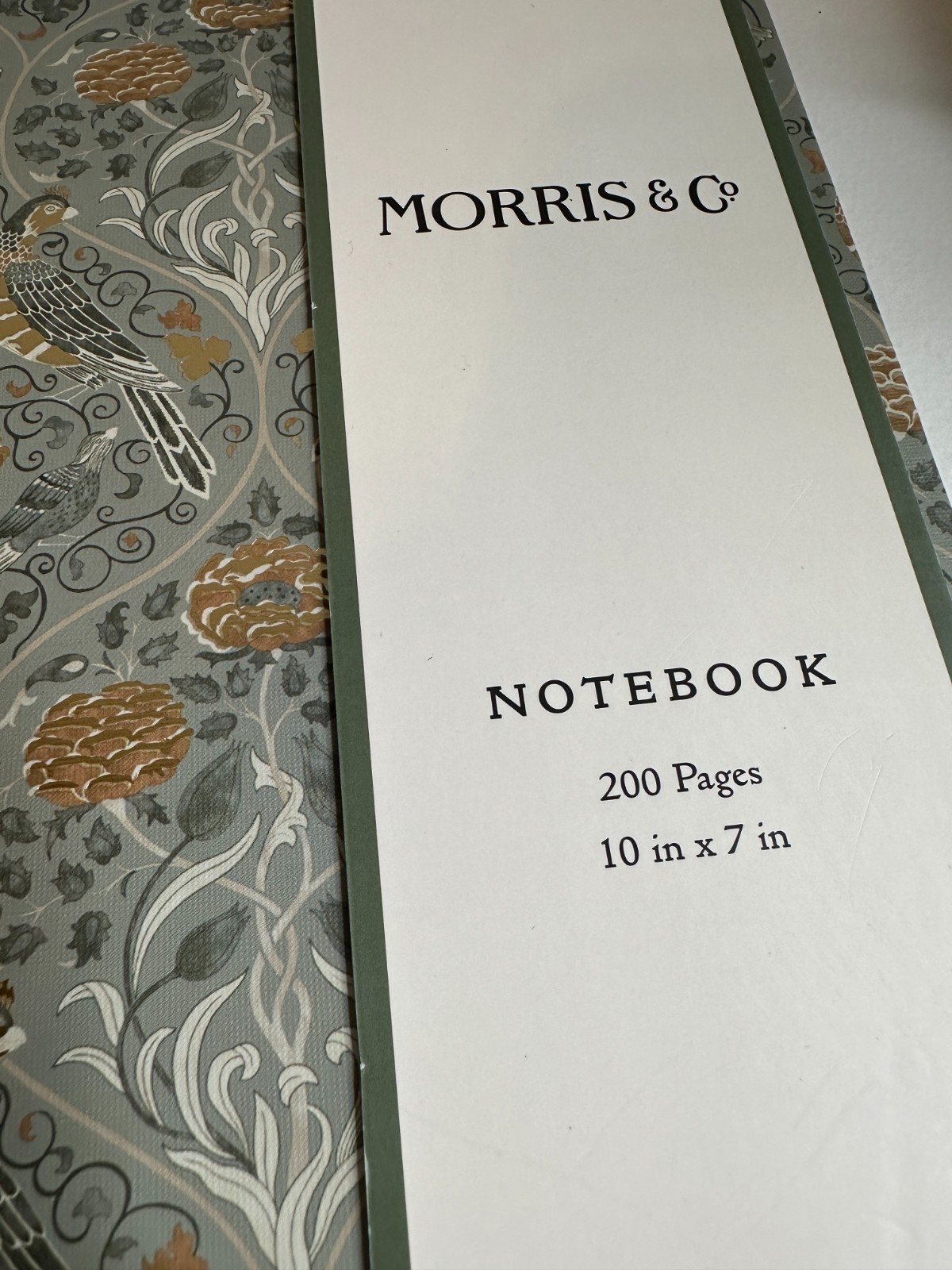 William Morris & Co. | Spiral Notebook | 200 Pages | 10″ x 17″