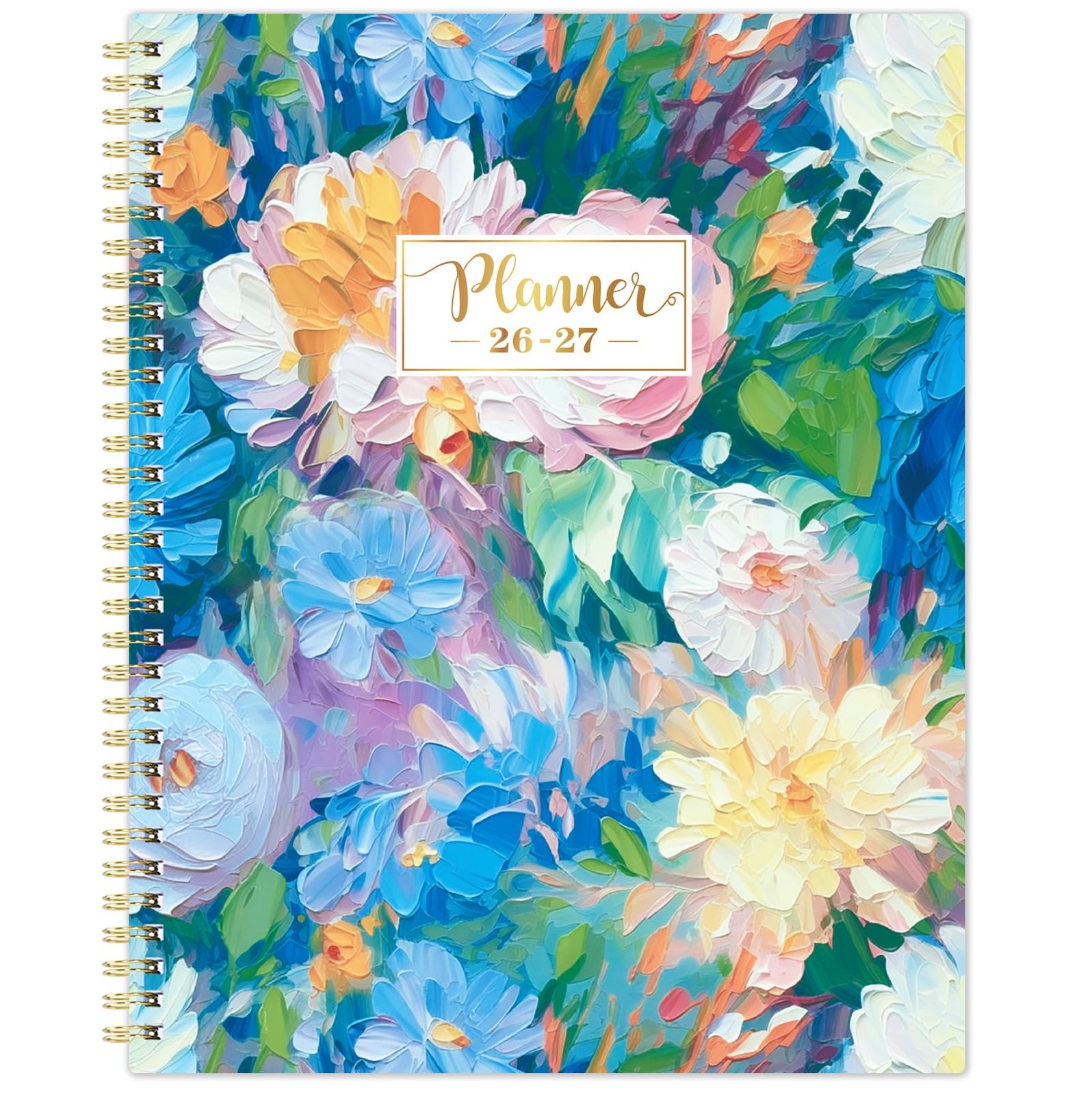 Planner 2026-2027,2026-2027 Weekly and 8.5″ x 11″ x 0.5″, Green