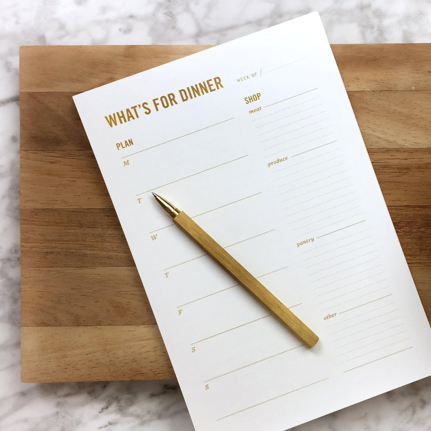 Meal Planning Notepad – What’S for Dinner Weekly Meal Planner and Grocery List M