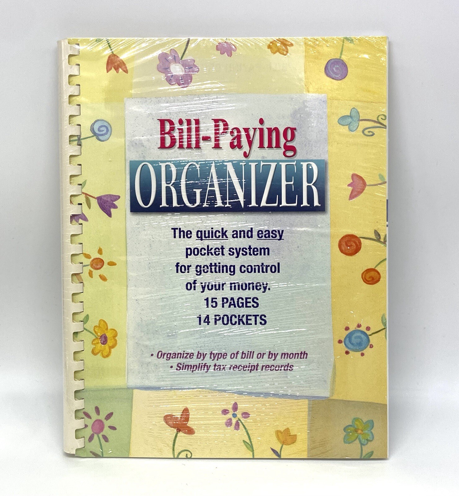 Bill Paying Organizer Budget Book with 14 Pockets – NEW