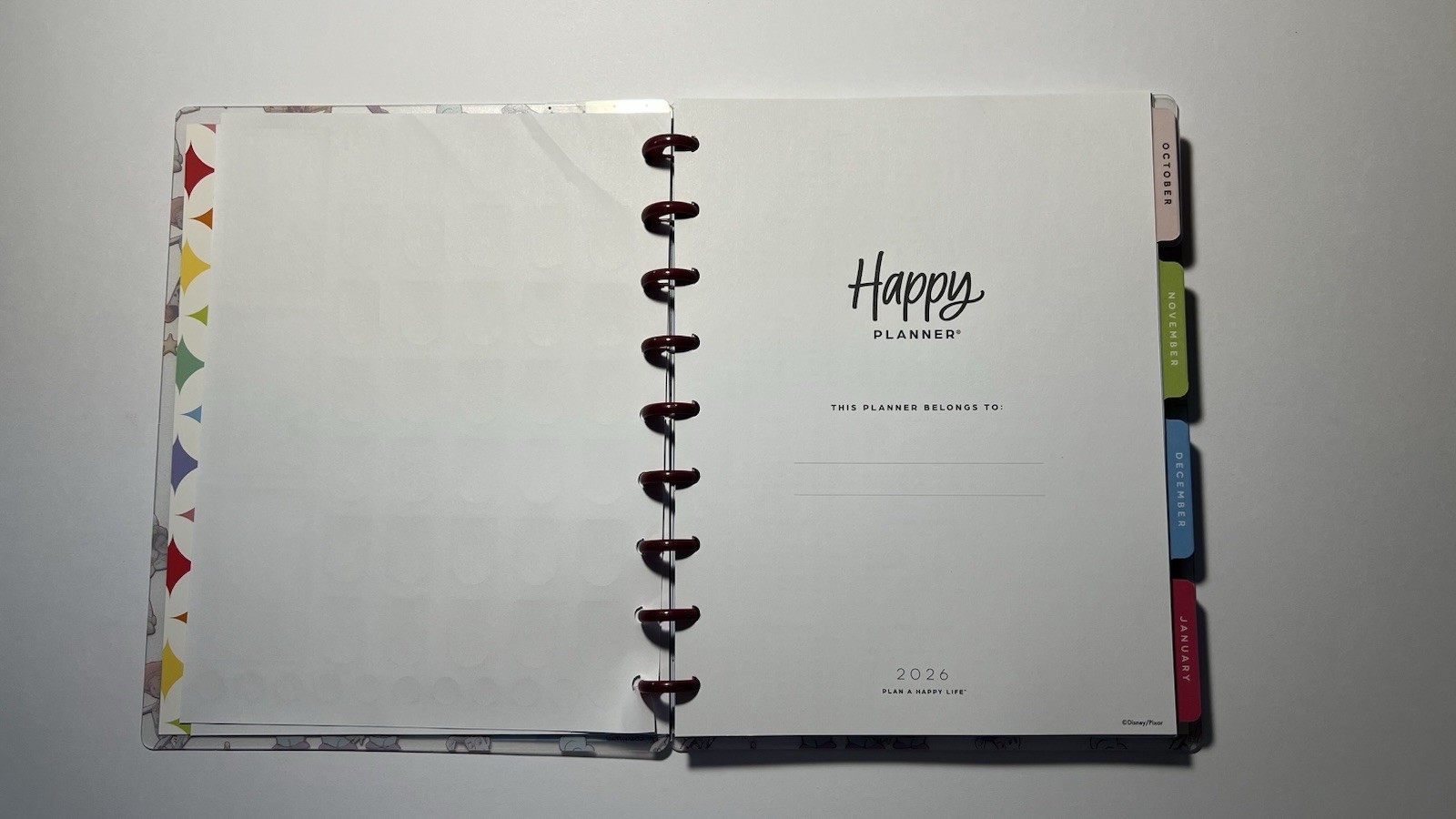 Happy Planner Disney Pixar Toy Story Large Weekly Monthly Planner 2025-2026 NEW