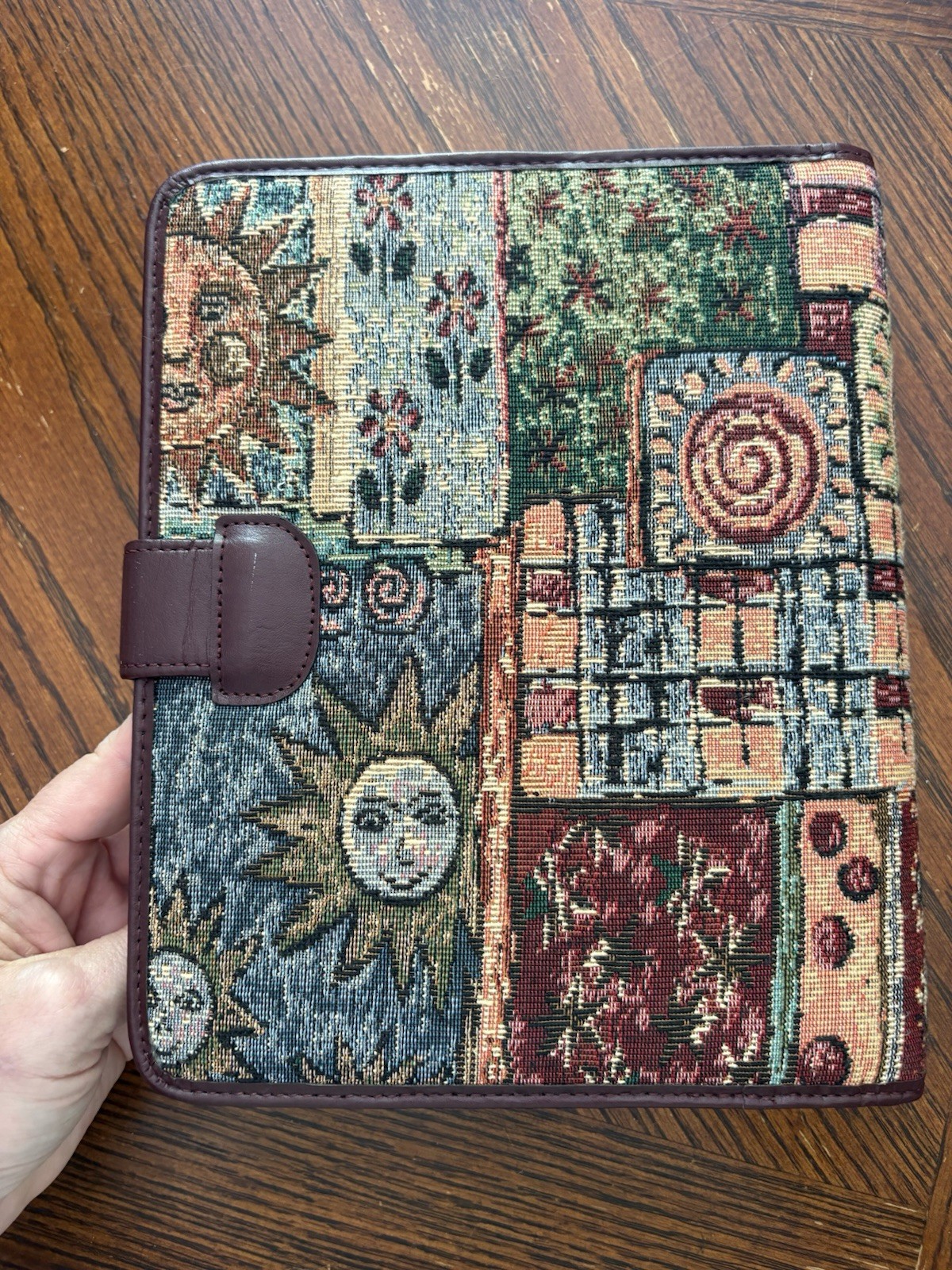 Day-Timer Desk Planner NEW Upholstery SOLEIL 8.5×11 Vintage