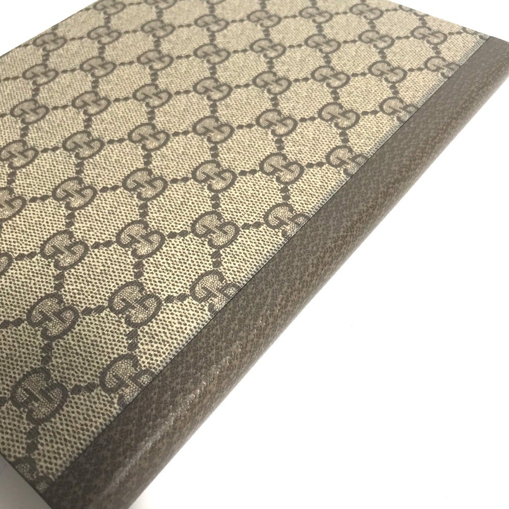 GUCCI GG notebook stationery notebook PVC Beige Unused