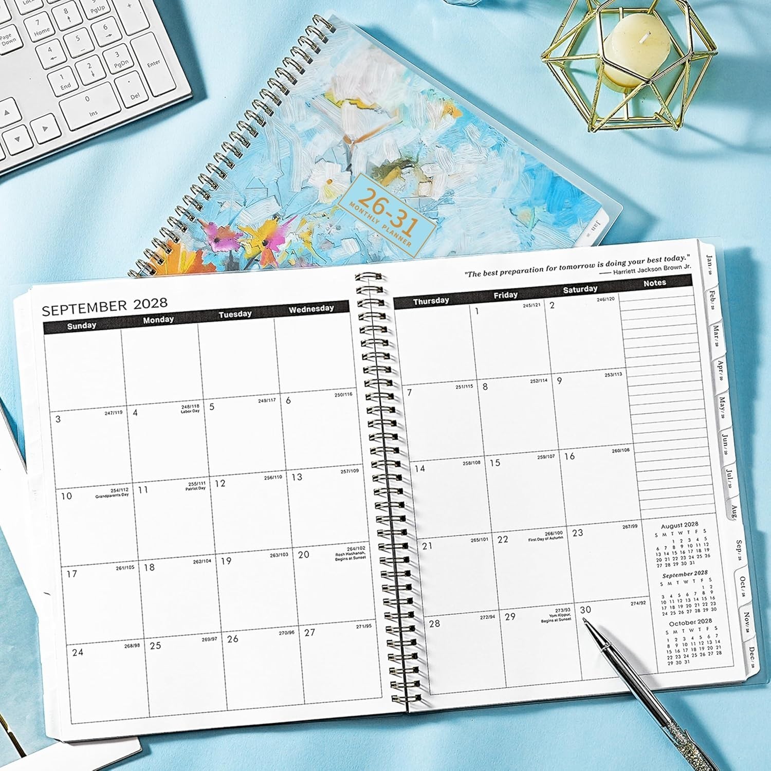 Monthly Planner 2026-2031 5 Agenda July 2026 to June 2031 Twin Wire Binding