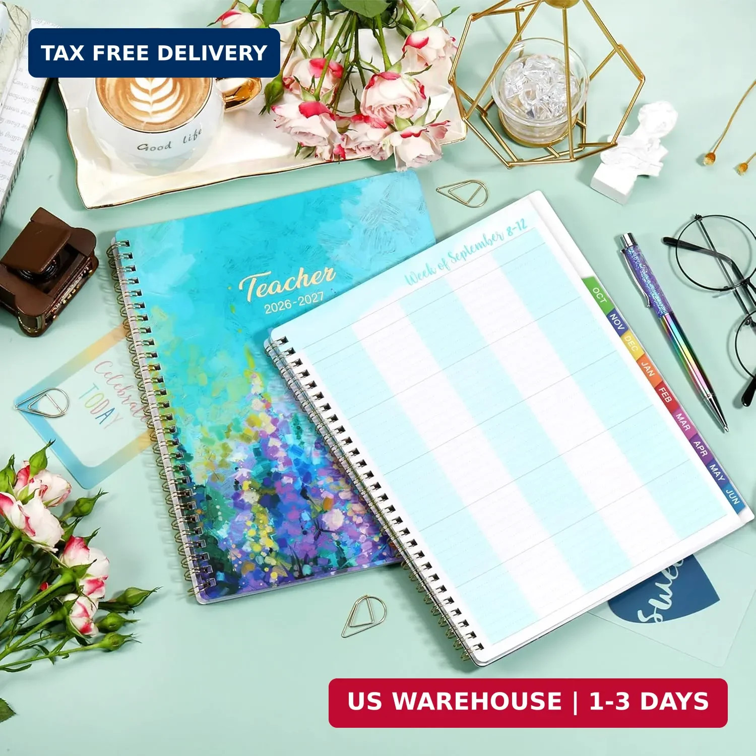 Teacher Planner 2026-2027 – Teacher Lesson Planner 2026-2027, July 2026 – June 2