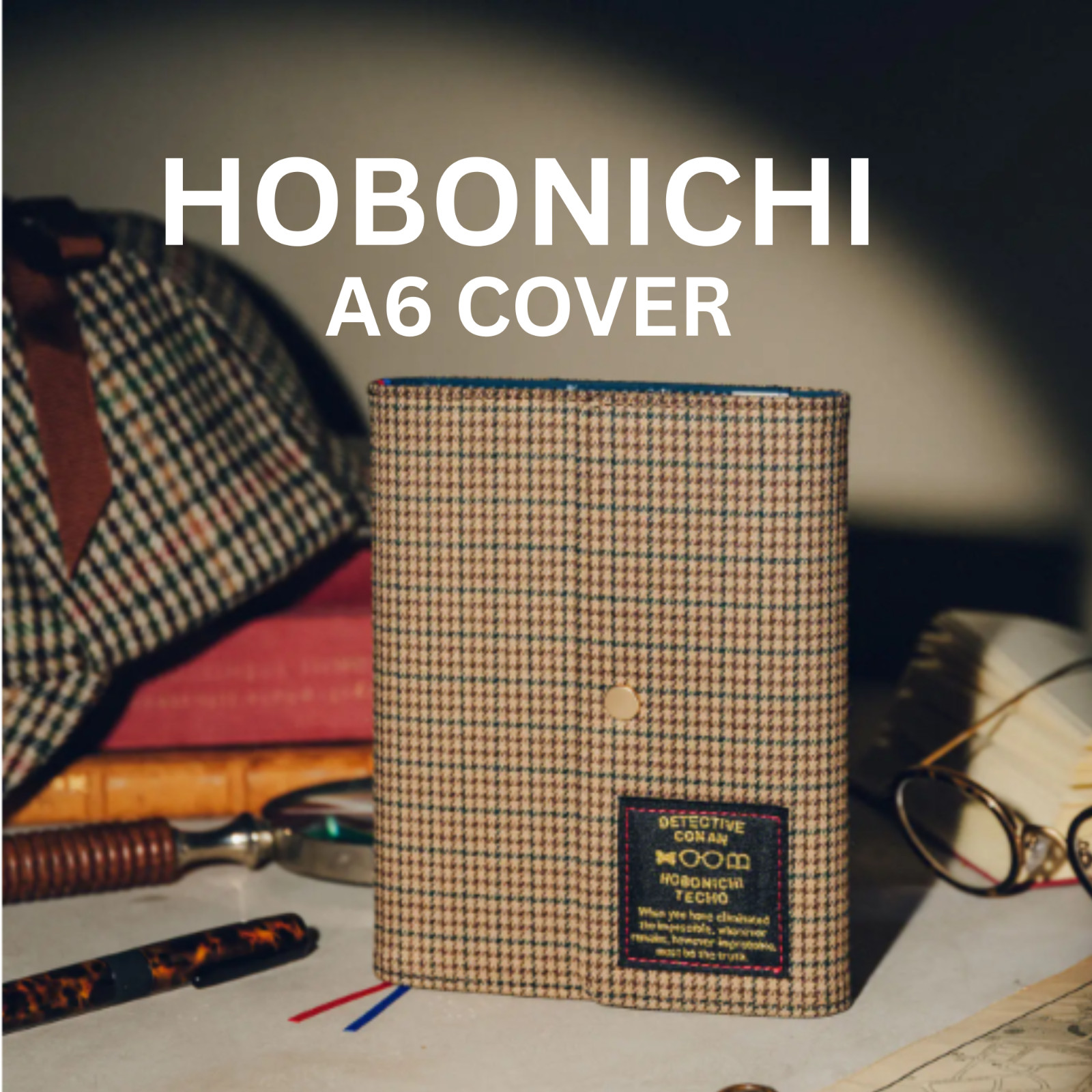 HOBONICHI Planner Original A6 Size Cover Detective Conan Case Closed! 2026 Techo
