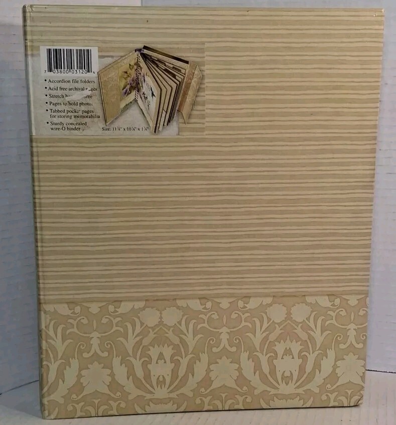 Mothers Memories Journal Keepsake Binder Pockets Acid Free Hummingbird Flowers