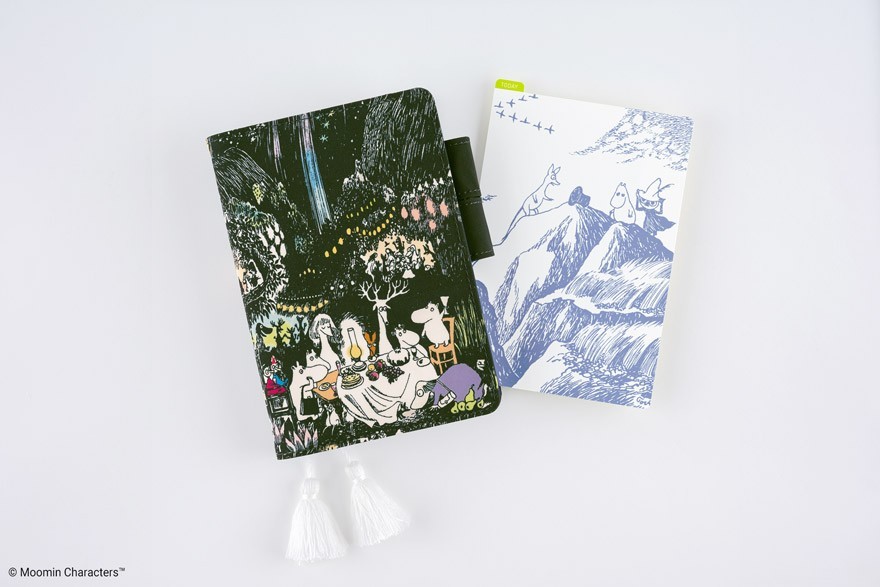 Hobonichi Techo 2026 Moomin Cover Big Party Night A6 Original w/ Underlay