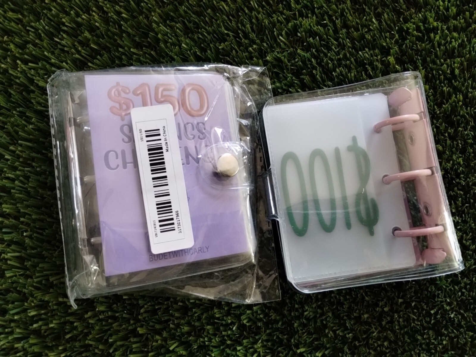 PVC Challenge Binder Save Money Savings Challenges Book Children “2pcs”