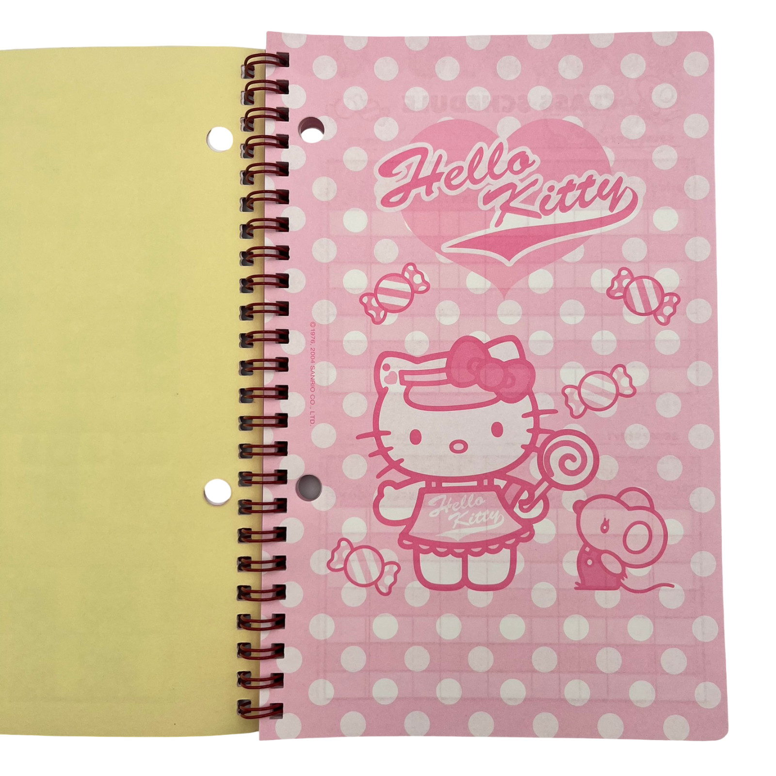 Hello Kitty Student Planner 60 Weeks+100 Stickers 2004 Sanrio New