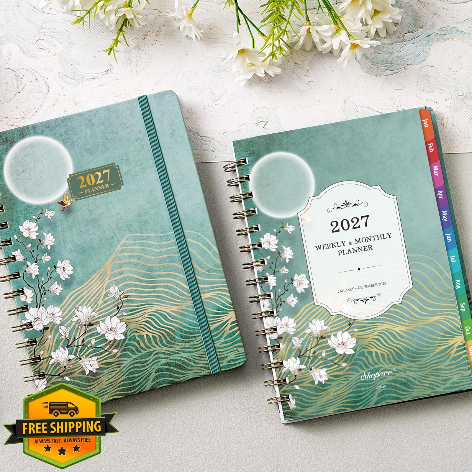 Shoparr 2027 Planner Green 6.4″x8.5″