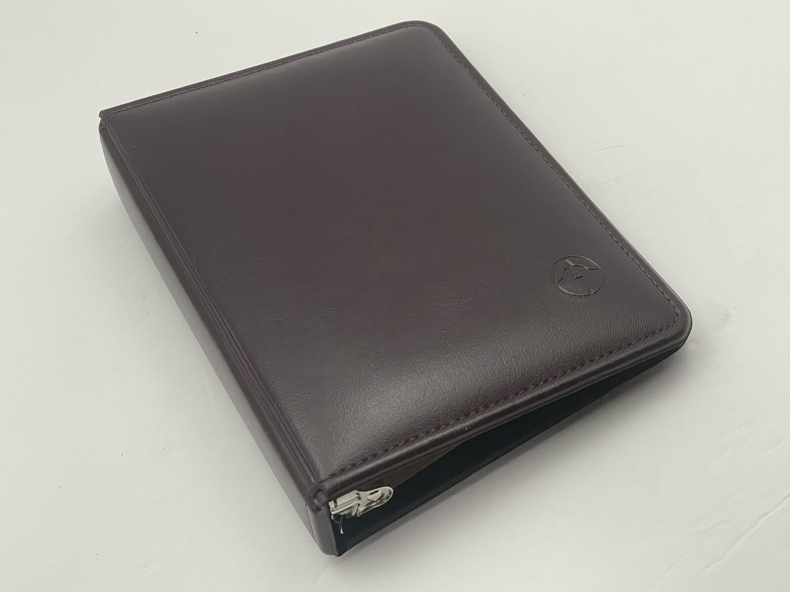 AMB Vinyl Open Burgundy Binder Planner Ring 7.5 x 5.5 inch Made in USA