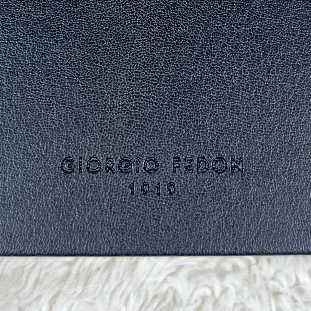 Giorgio Fedon Leather Address Book Agenda Black 3” x 5” Dust Cover Made in Italy
