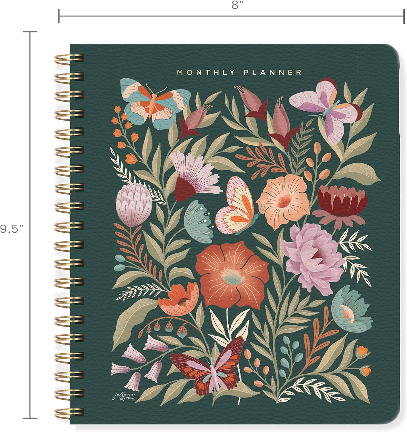 Studio Paper Cover W/Pocket & Tab Dividers, 160 Pages, Juliana Tipton Collection
