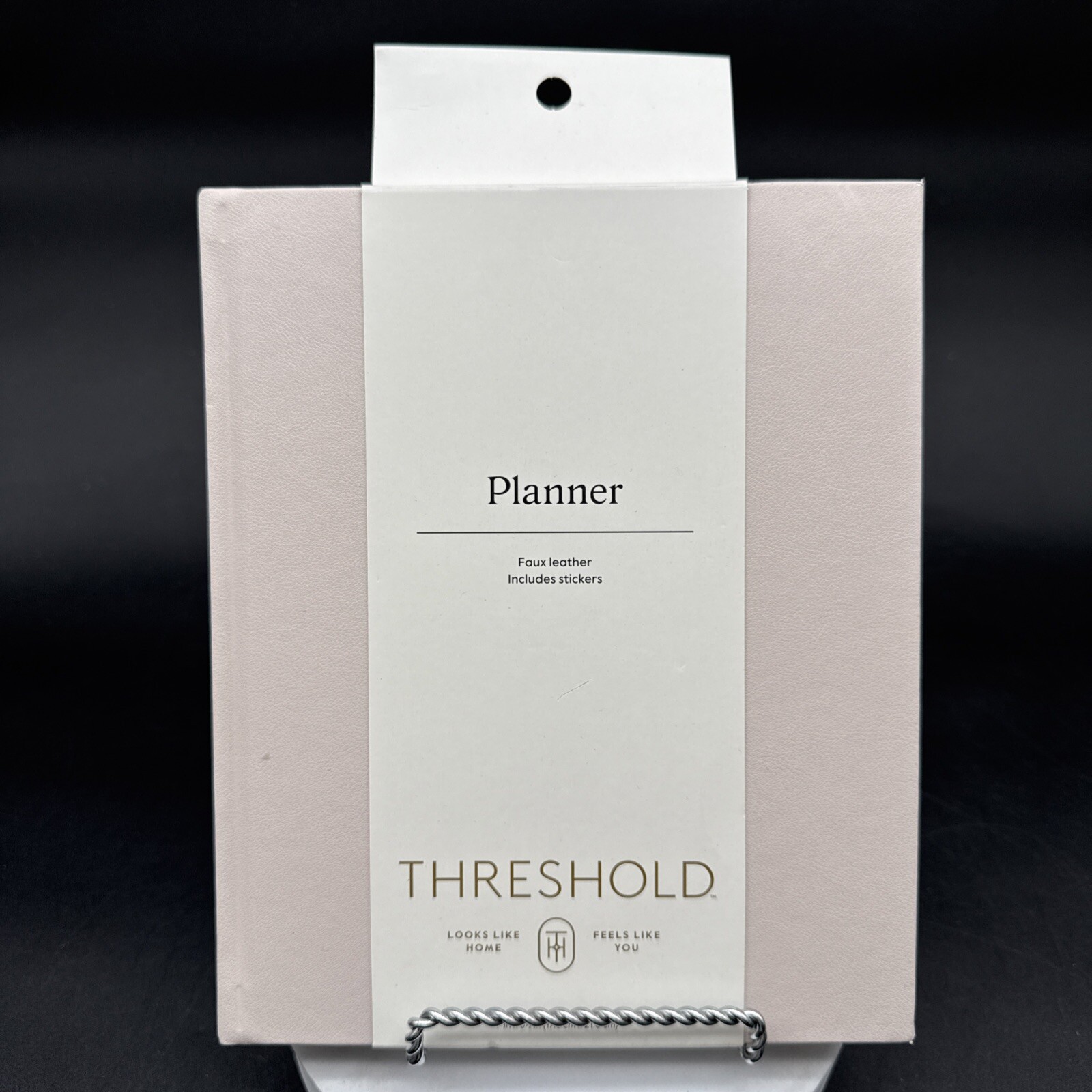 Undated Threshold Faux Leather Planner 7 In X 8 1/2 In (56 Sheets), New