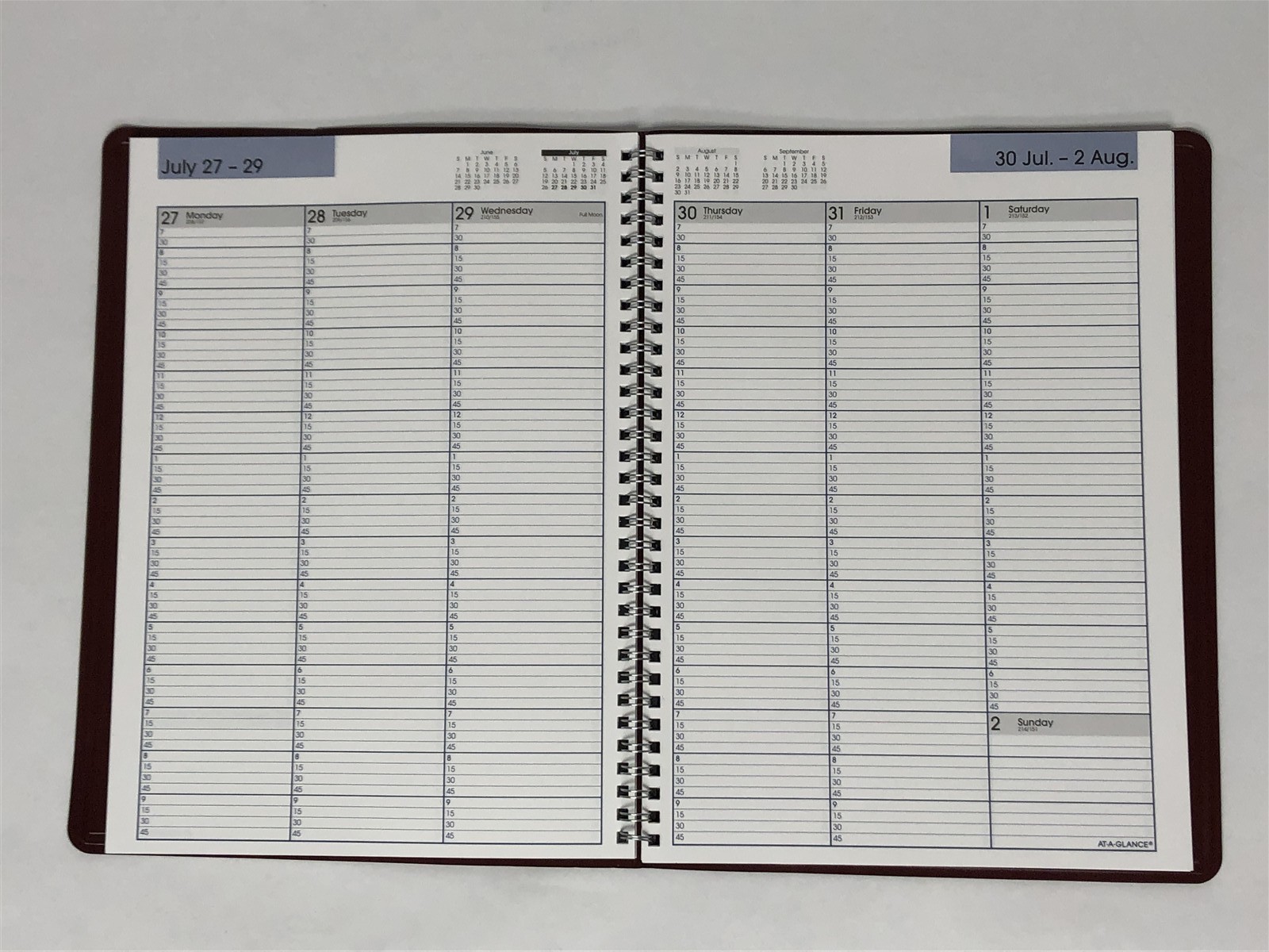 At A Glance 70-950-20 My Week 2026 Appointment/Planner – Burgundy