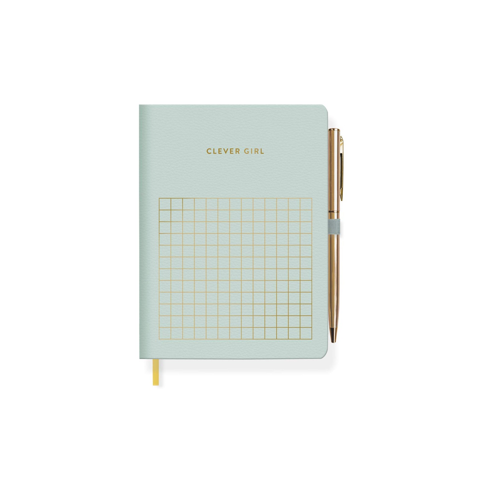 Fringe Vegan Leather Journal with Slim Pen, 192 Lined Pages, 4.5 x 6.5 Clever