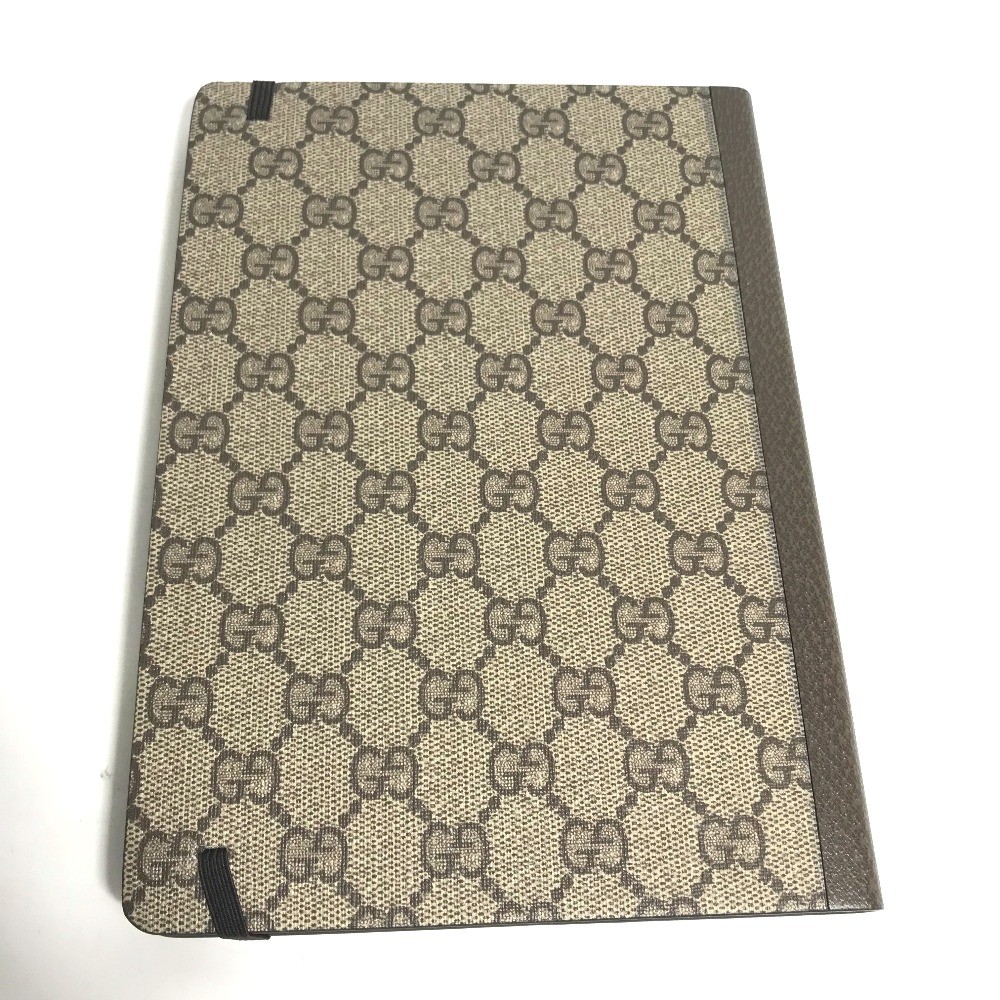 GUCCI GG notebook stationery notebook PVC Beige Unused