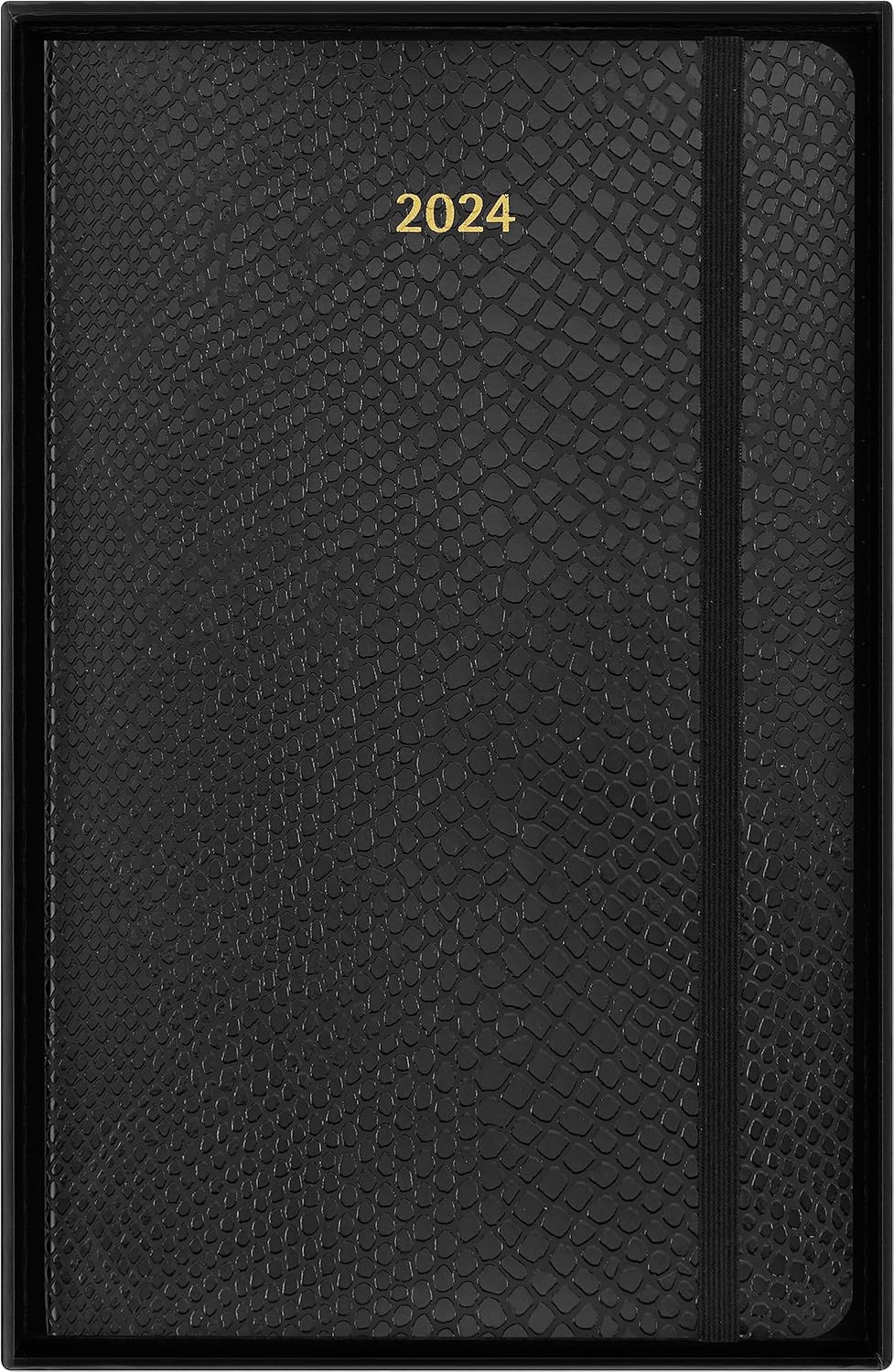 2024 Precious and Ethical Weekly Planner Box, 12M, Large, Boa Black, Soft Cover