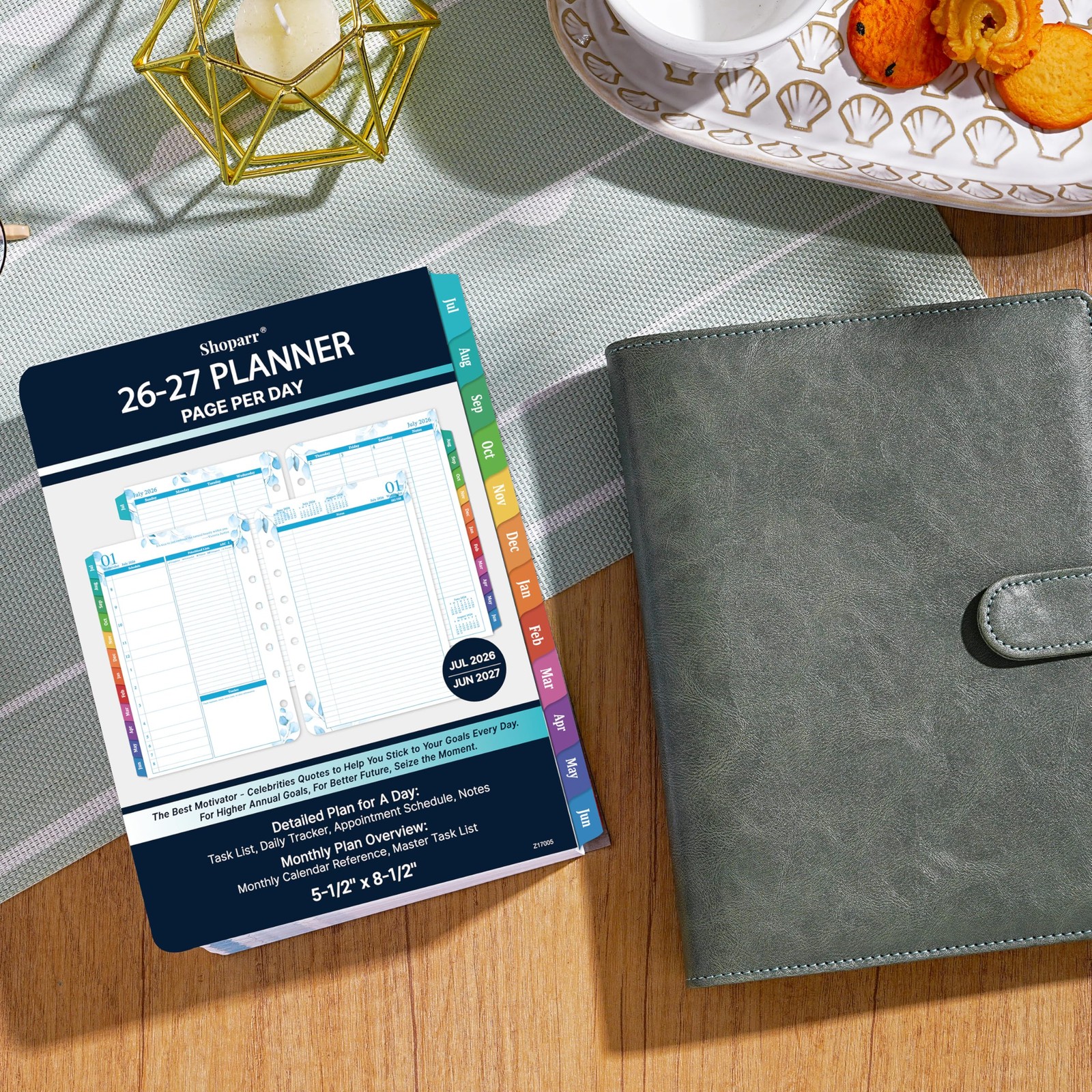 Planner Refills 2026-2027 – Jul.2026 – Jun. 2027 Planner, Two Pages Per Day D…