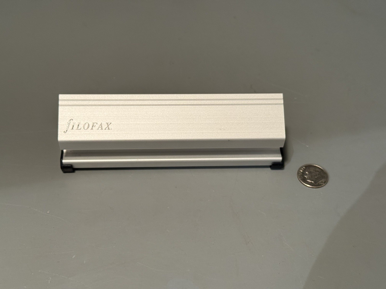 Filofax Personnel 6 Hole Aluminum Organizer Punch Lite • Extremely Rare! ▶️