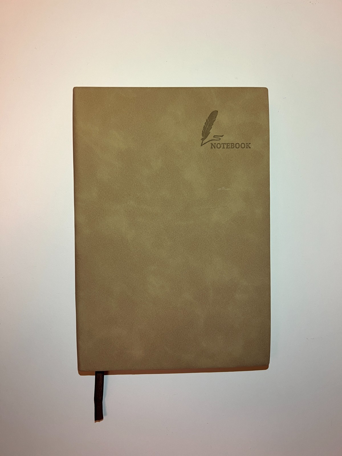 Set of 2 Lined Notebook A5 360 pages. Color Pink and Light Brown. Free Shipping.