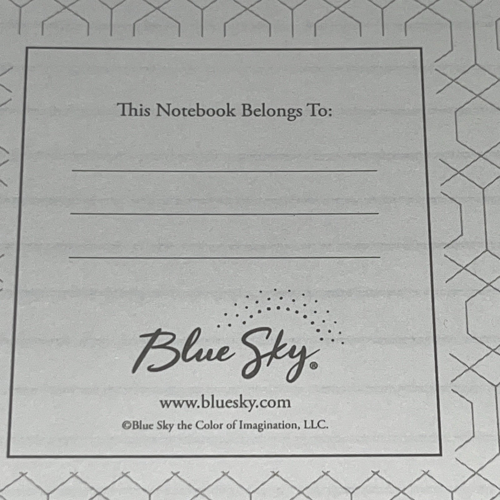 Blue Sky Professional Hardcover Executive Notebook, 160 Ruled Pages NEW!