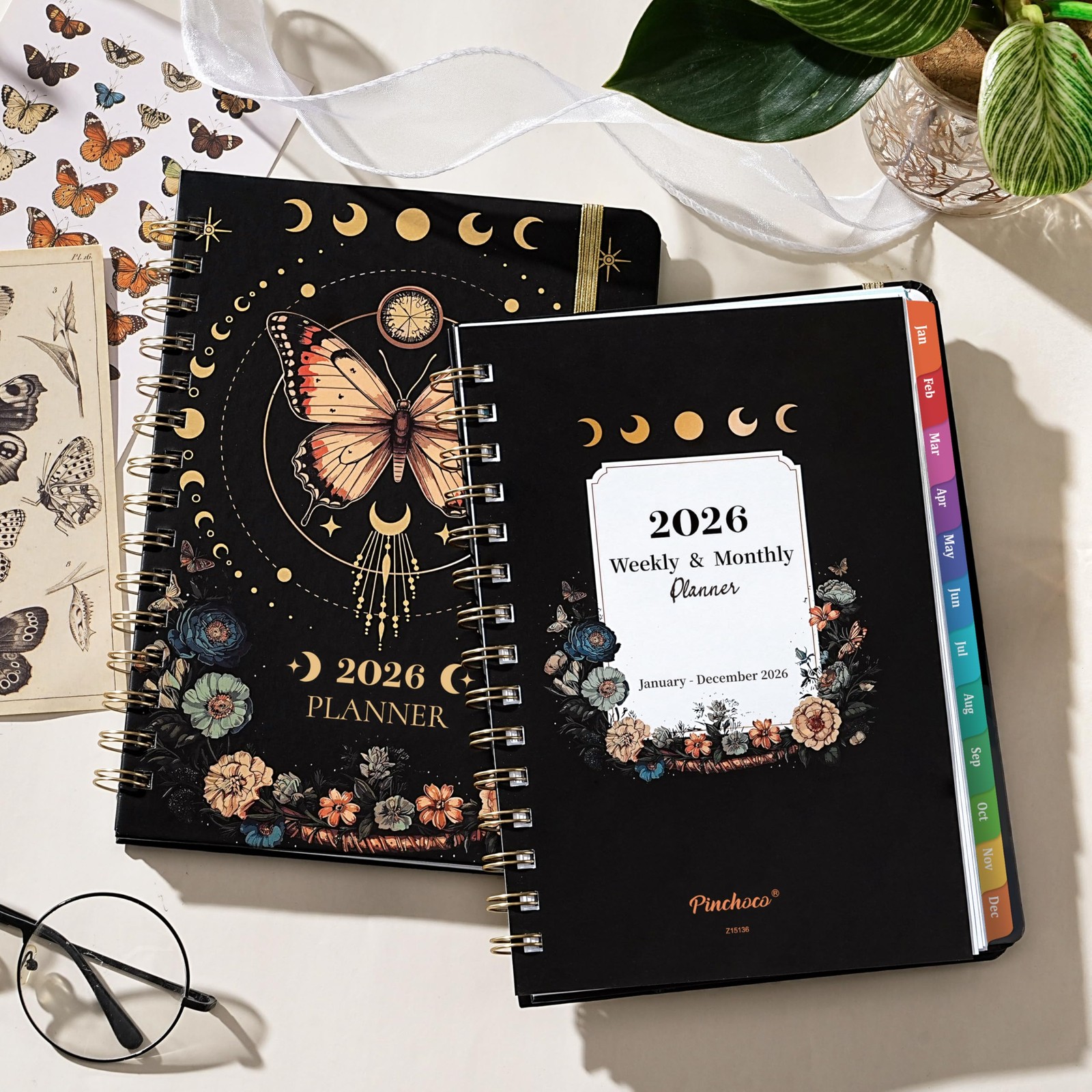 2026 Planner – Planner 2026, Jan 2026 – Dec 2026, 6.4″ x 8.5″, Weekly and Monthl