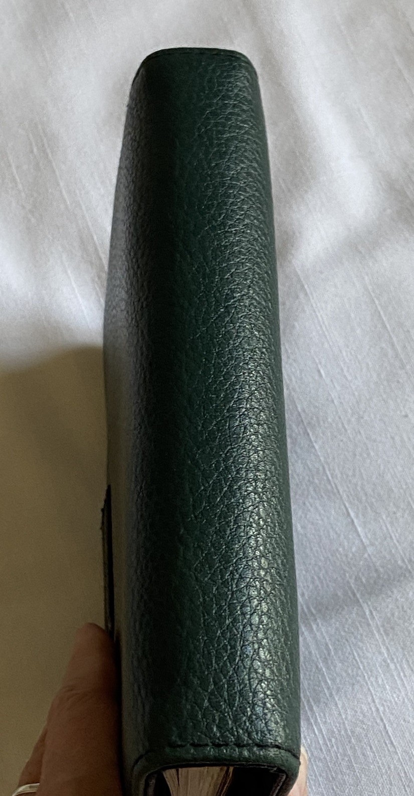 Vintage Cambridge 6 Ring Snap Compact Planner Binder Organizer – Green/Black