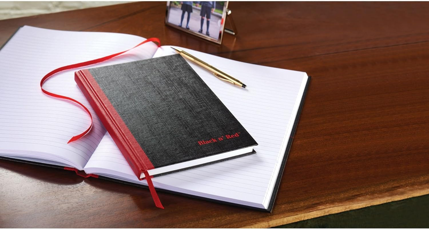 Black n’ Red Notebook, Business Journal, 11-3/4″ x 8-1/4″, 96 1 Count,