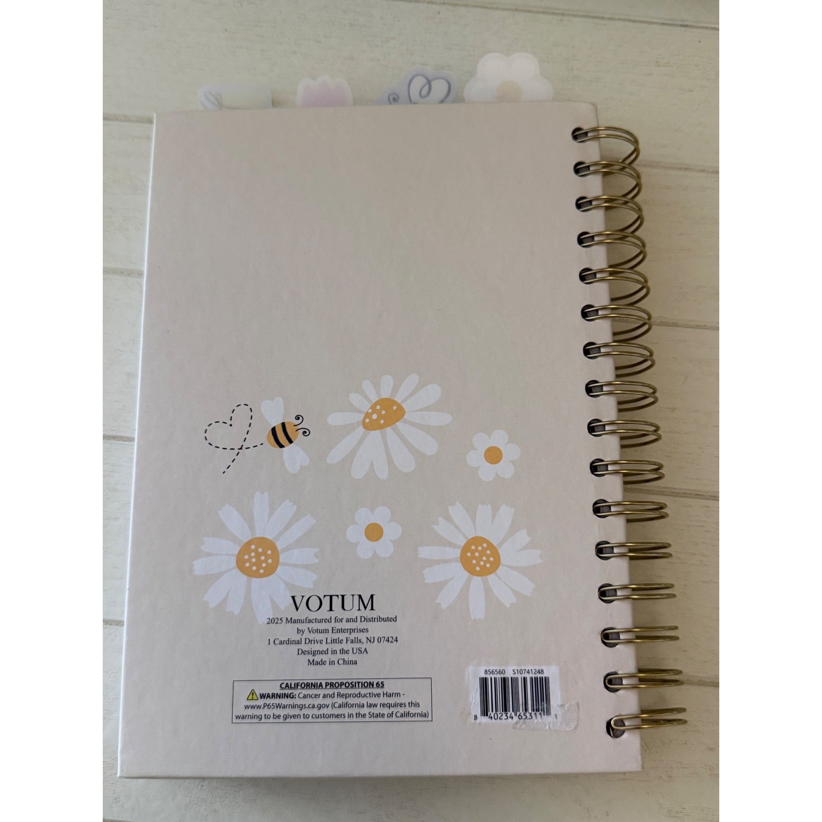 Lot of 3 Christian Journals Votum Bee Kind Prayer Wildflowers Floral Notebooks