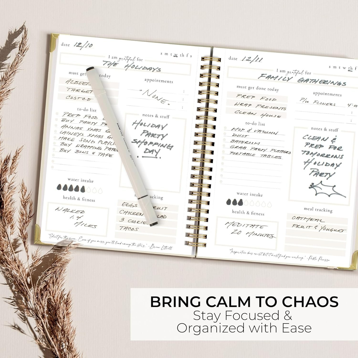 Beautiful 120-Page To Do List Notebook – Stylish Planner for Productivity Boost