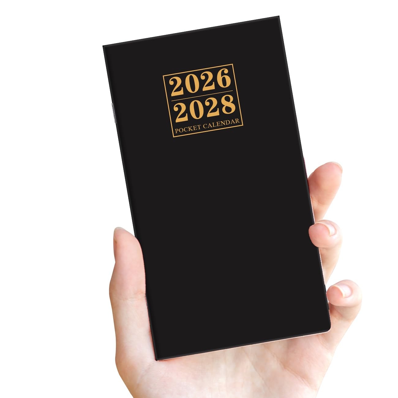 20262028 Pocket Calendar for Purse, Mini Monthly Planner 3.5″x6.5″, Black