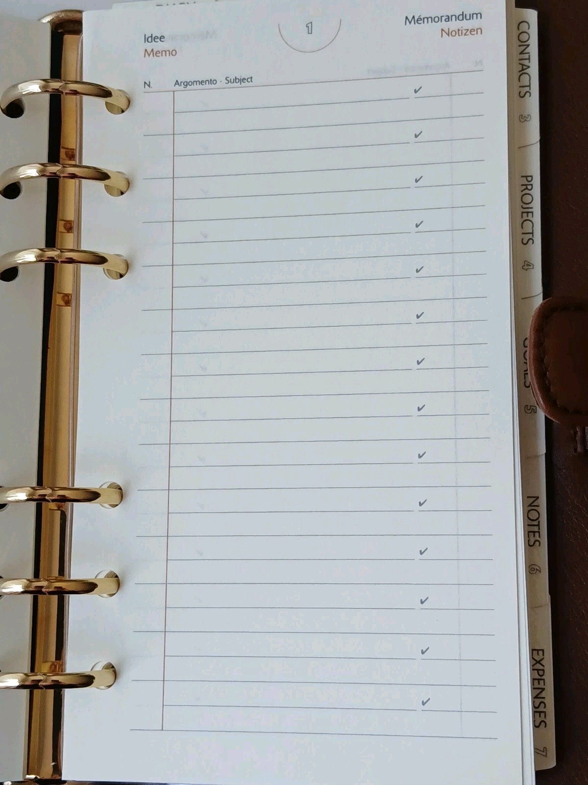 Personal Organizer BROOKS Brothers ,Tweed & Leather ADGENDA /PLANNER + Pen NWOB