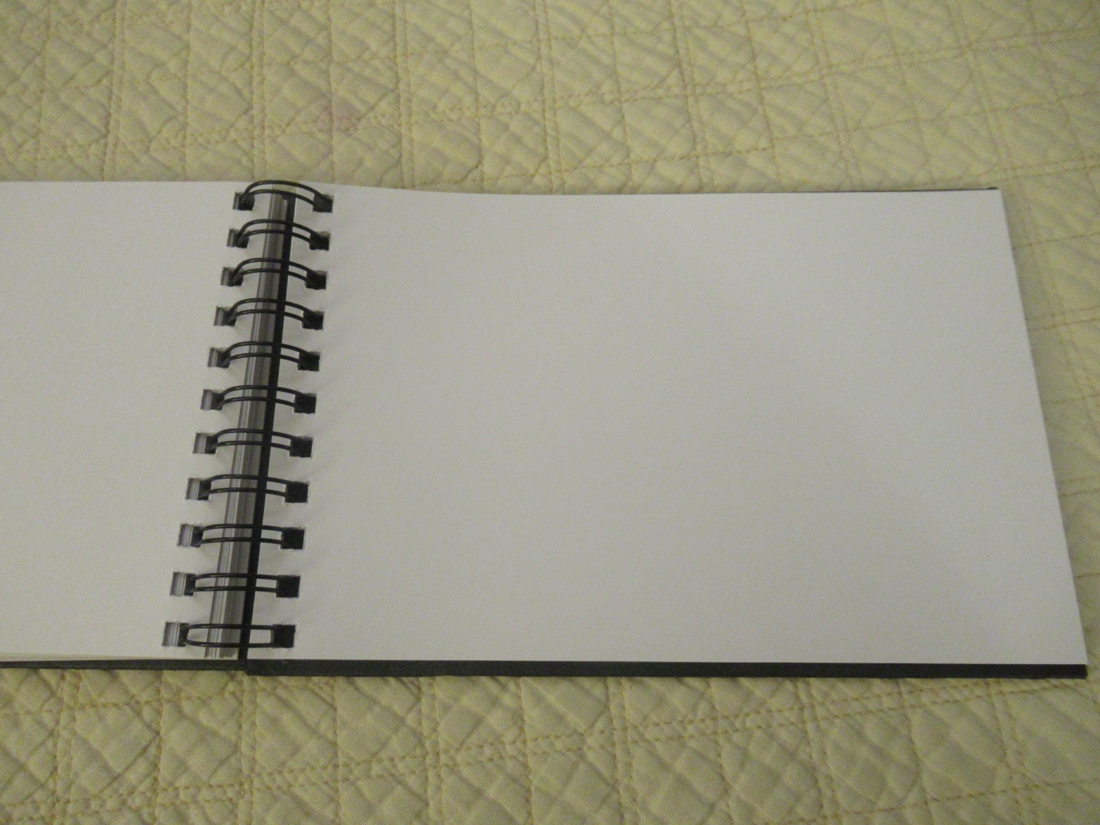 Piccadilly Spiral-Bound Sketchbook (8.5 x 5.5) (Black) (Acid-Free Paper)