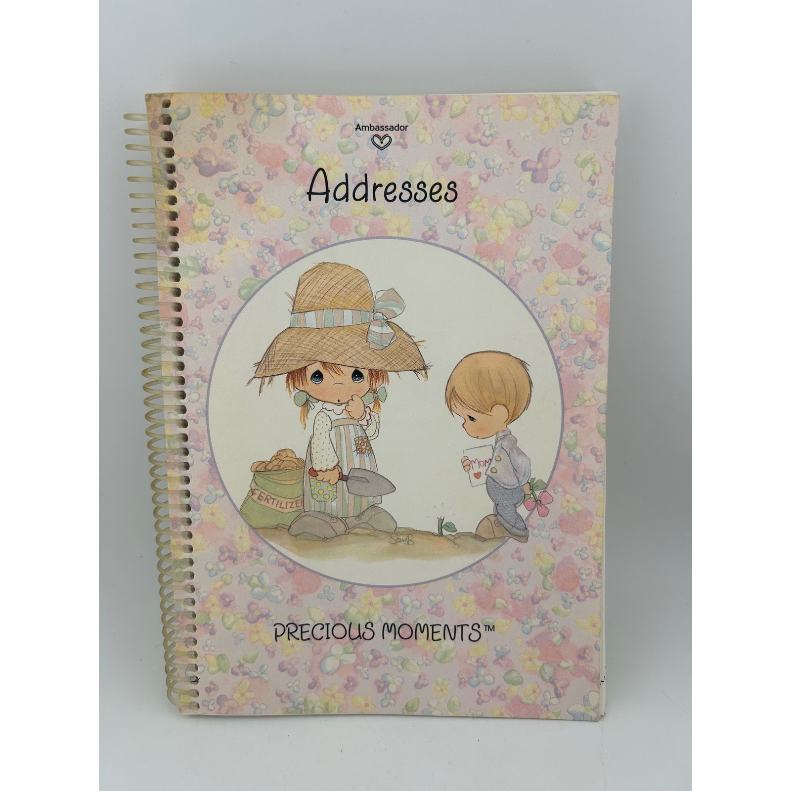 Precious Moments Ambassador Address Book Spiral Bound Vintage 1996