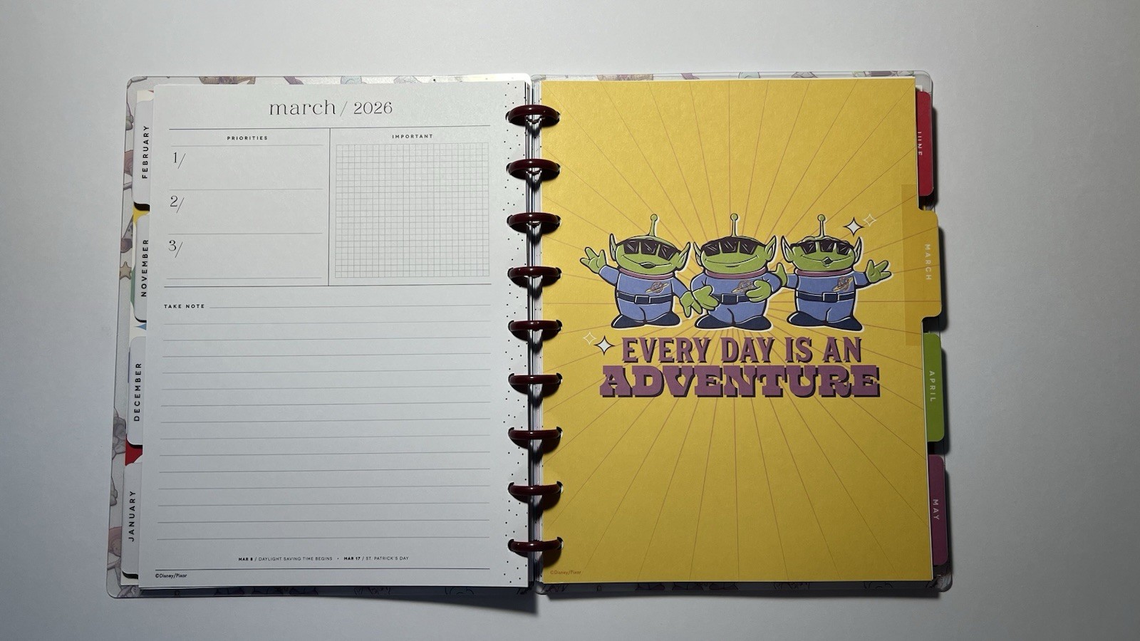Happy Planner Disney Pixar Toy Story Large Weekly Monthly Planner 2025-2026 NEW