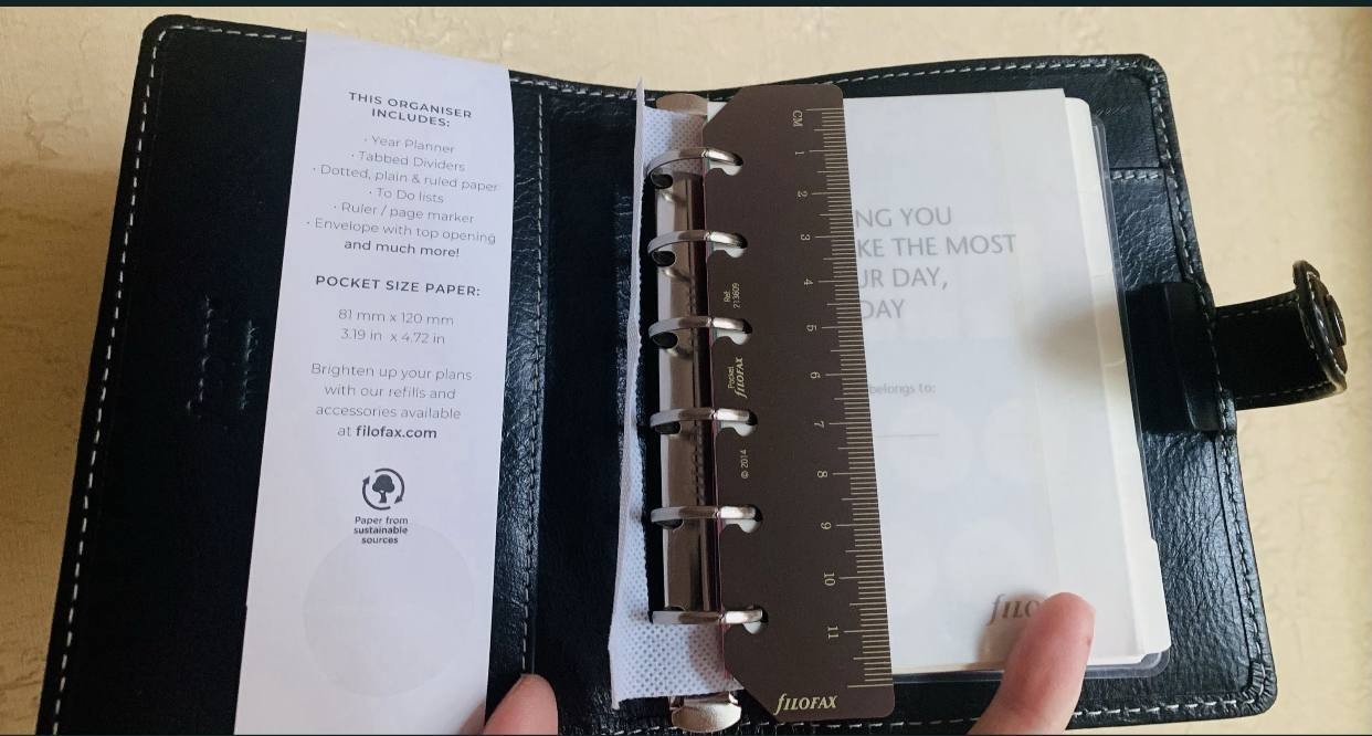 Filofax Pocket Malden Black