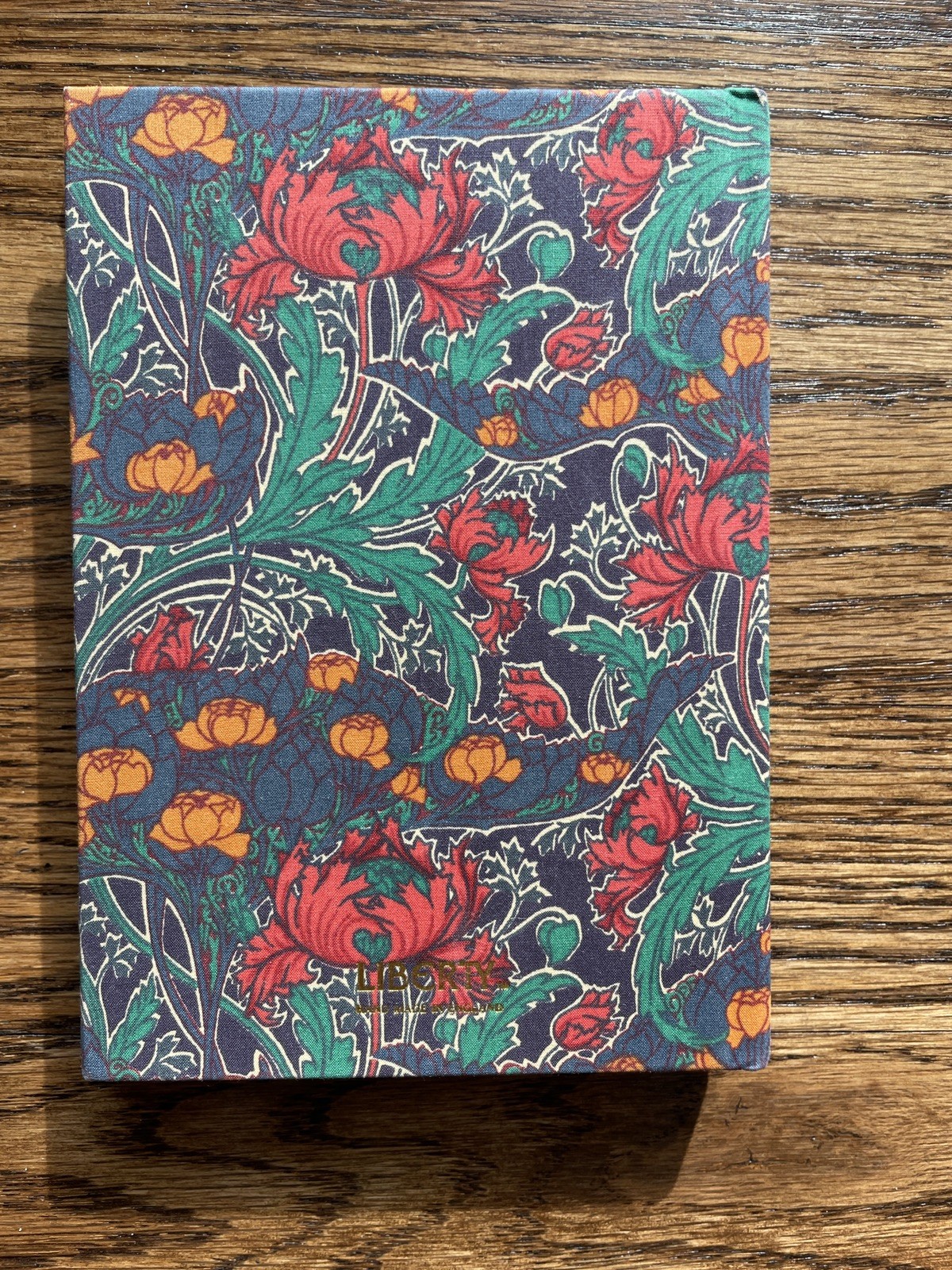 Vintage Liberty of London Address Book, 6″ x 4-1/4″, Fabric-Covered, Unused