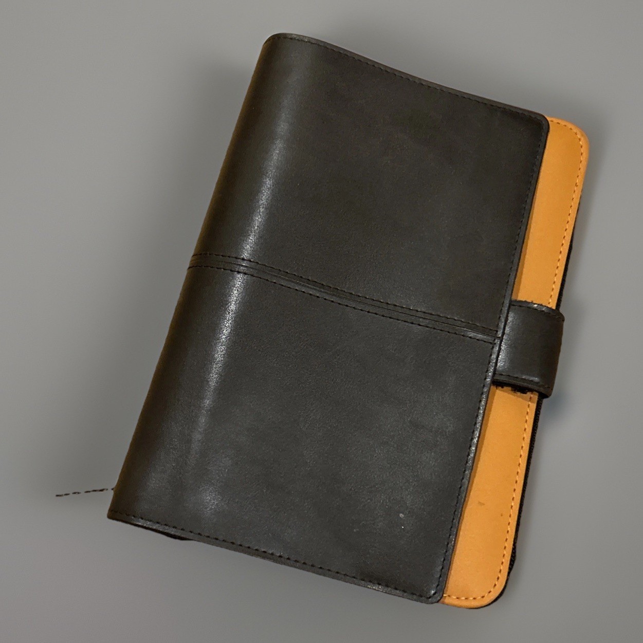 Franklin Covey Planner Brown & Orange 6 Ring Zipper 365 Planner Career Academic