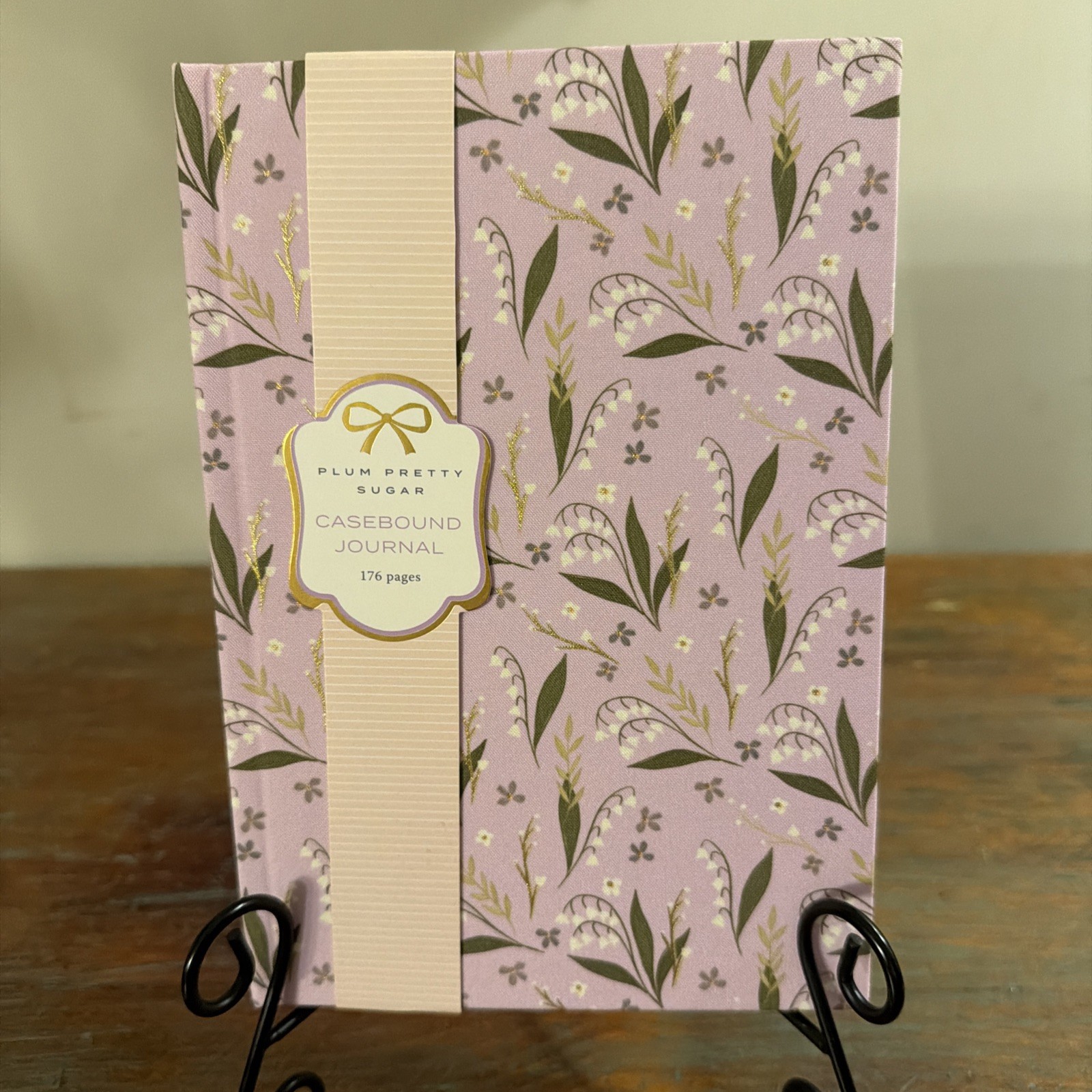 Plum Pretty Sugar Casebound Journal In Lavender Cascade. 176 Lined Pages. New.