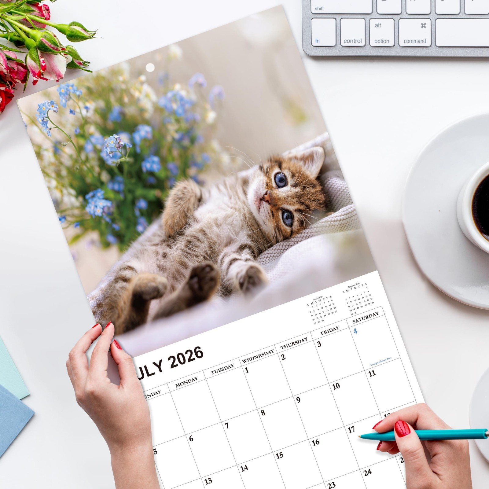 2026-2027 Calendar – 18 Monthly Wall 12″ x 12″(closed)