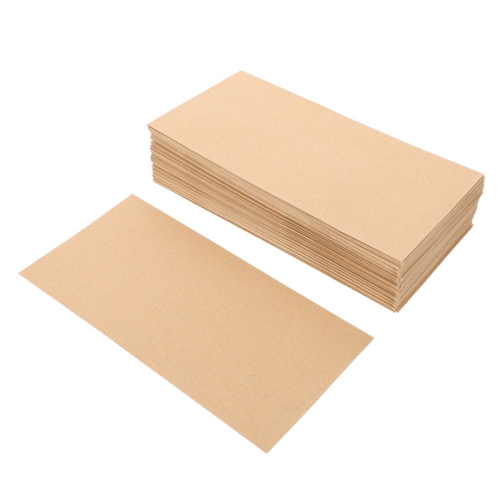 60 Pcs Multipurpose Envelope Money Saving Challenge Brown Paper Coin